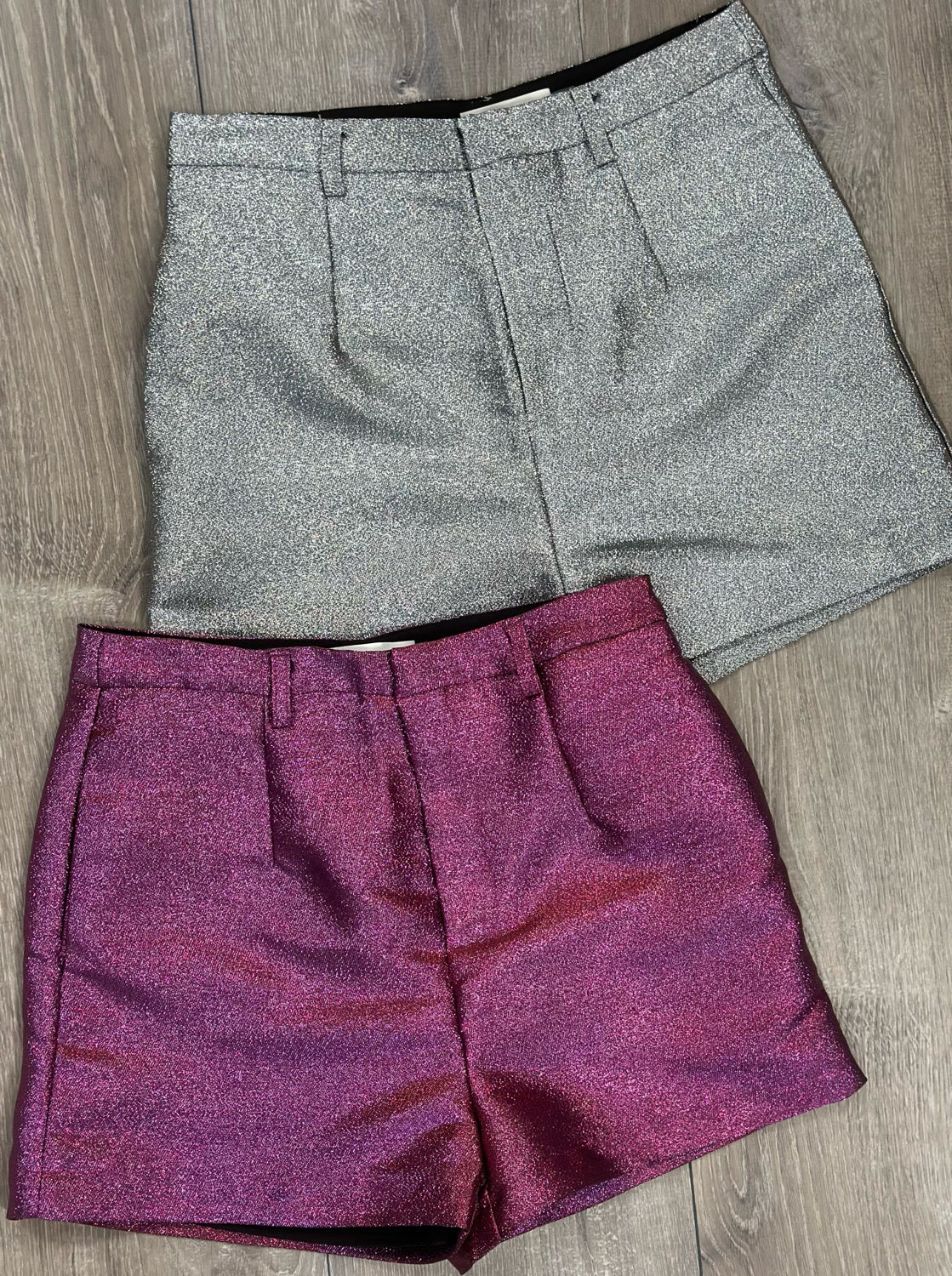 Metallic Foil Shorts