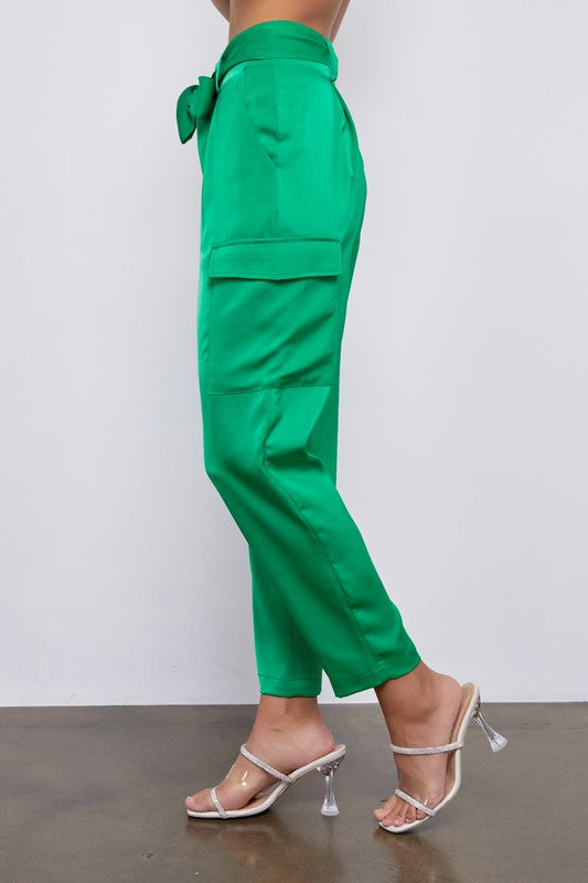 Cargo Pants Front Tie
