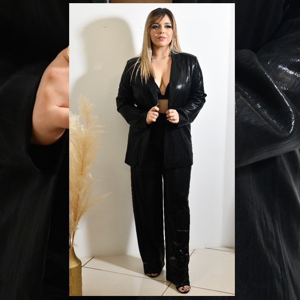Black Metallic Blazer
