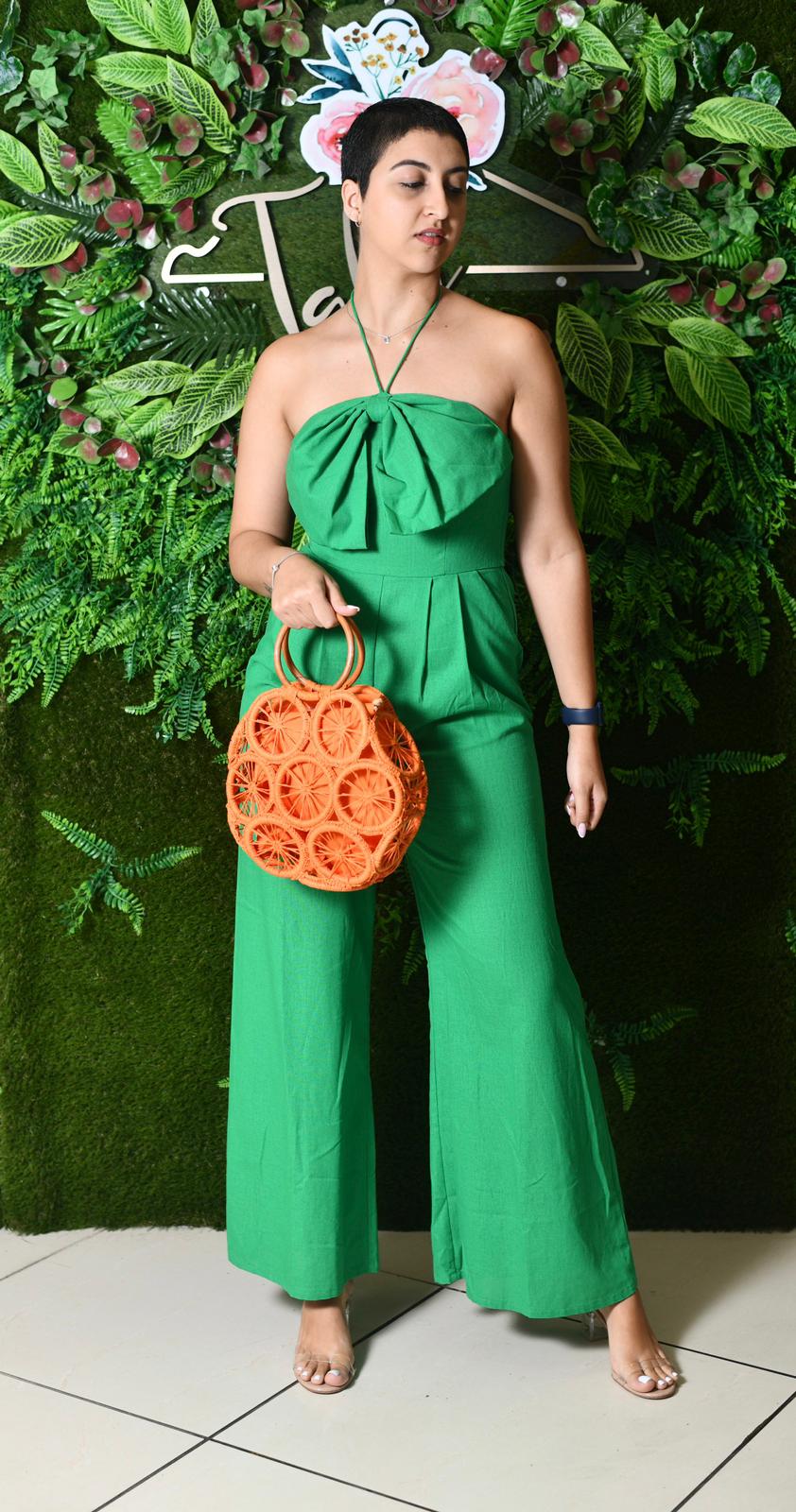 Bow Halter Jumpsuit