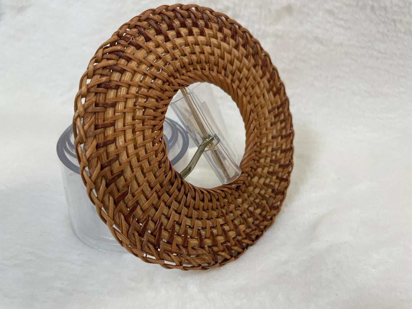 Bamboo Round Buckle Belt