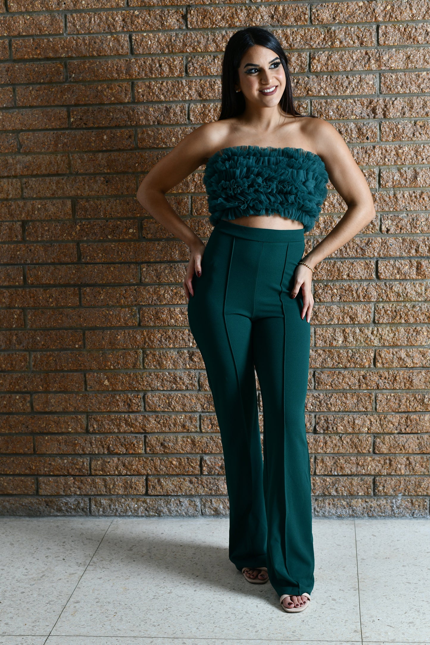 Tulle Top Jumpsuit