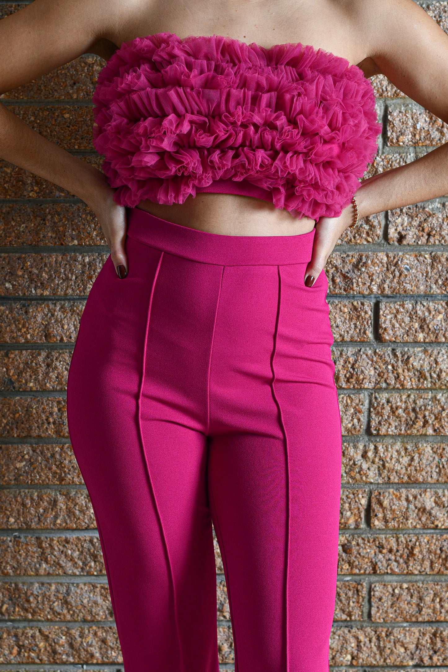 Tulle Top Jumpsuit