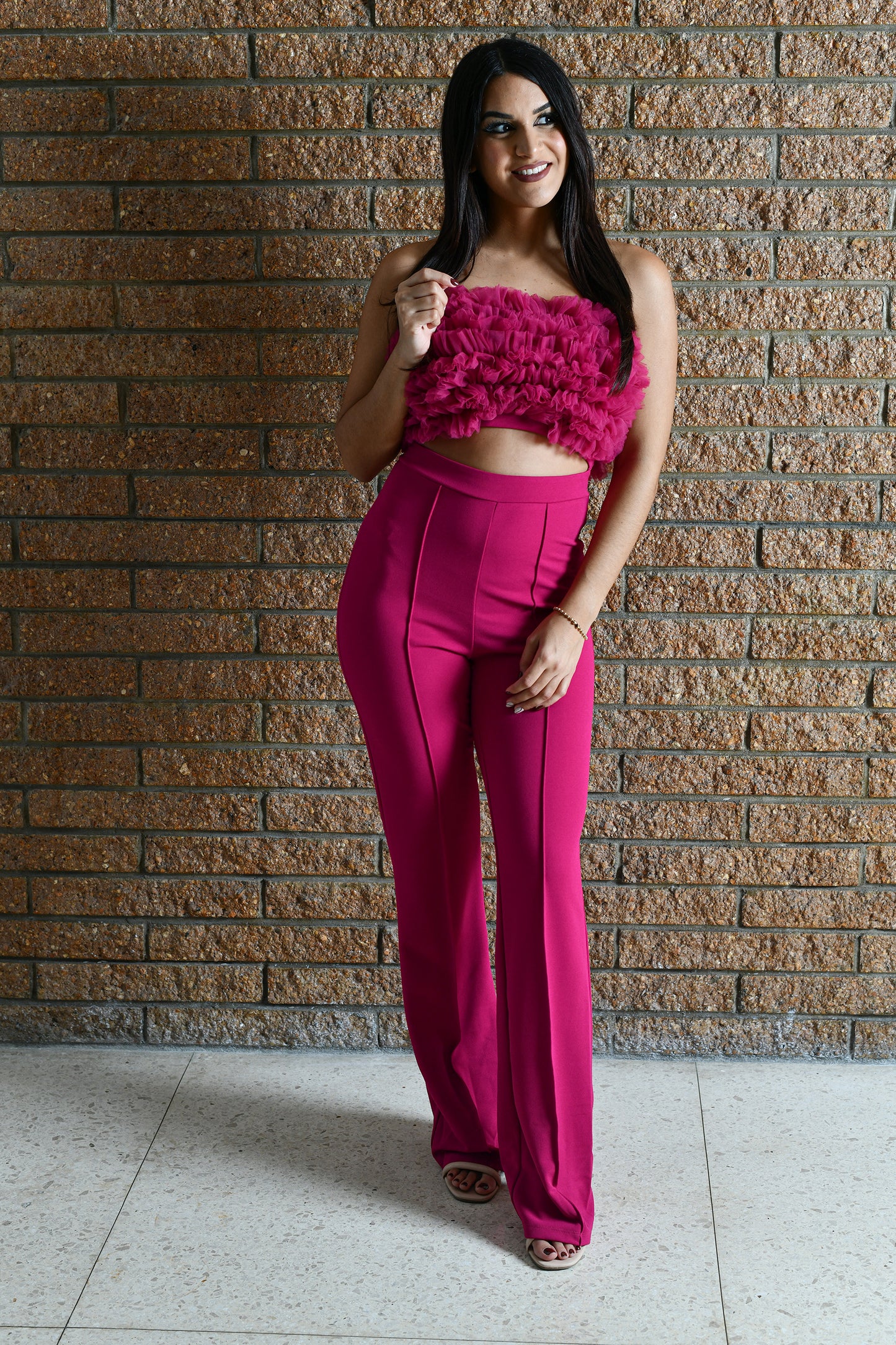 Tulle Top Jumpsuit