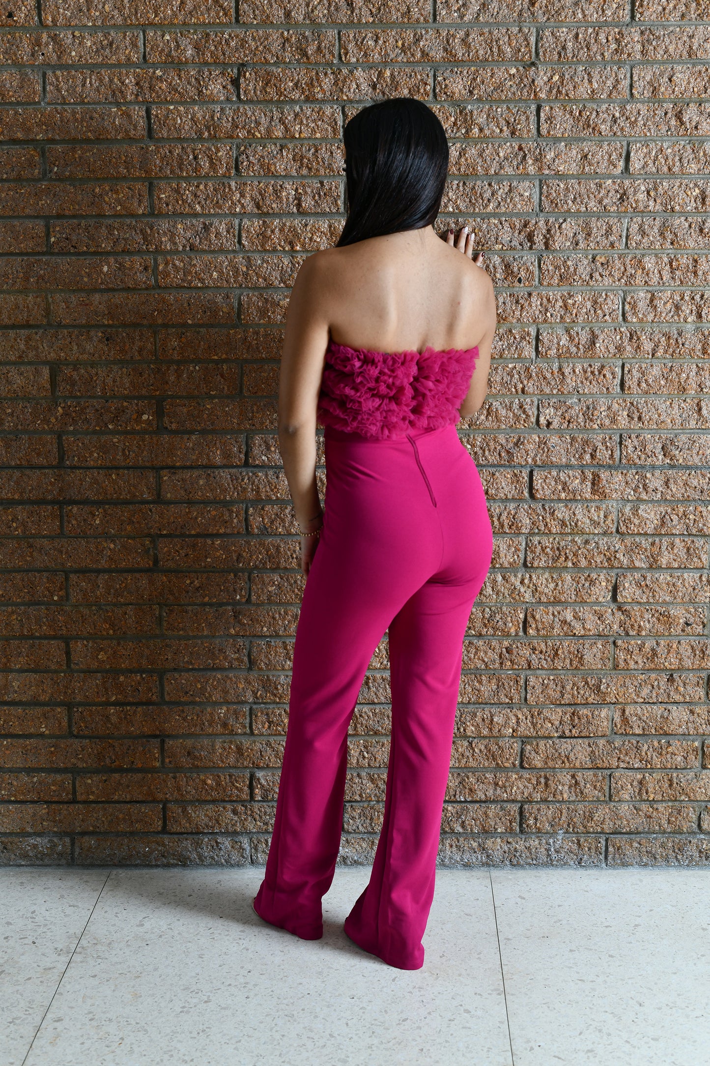 Tulle Top Jumpsuit