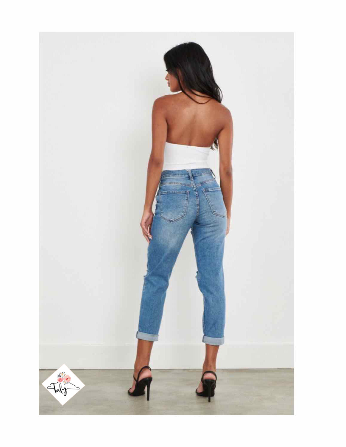 Mom Distressed Jean