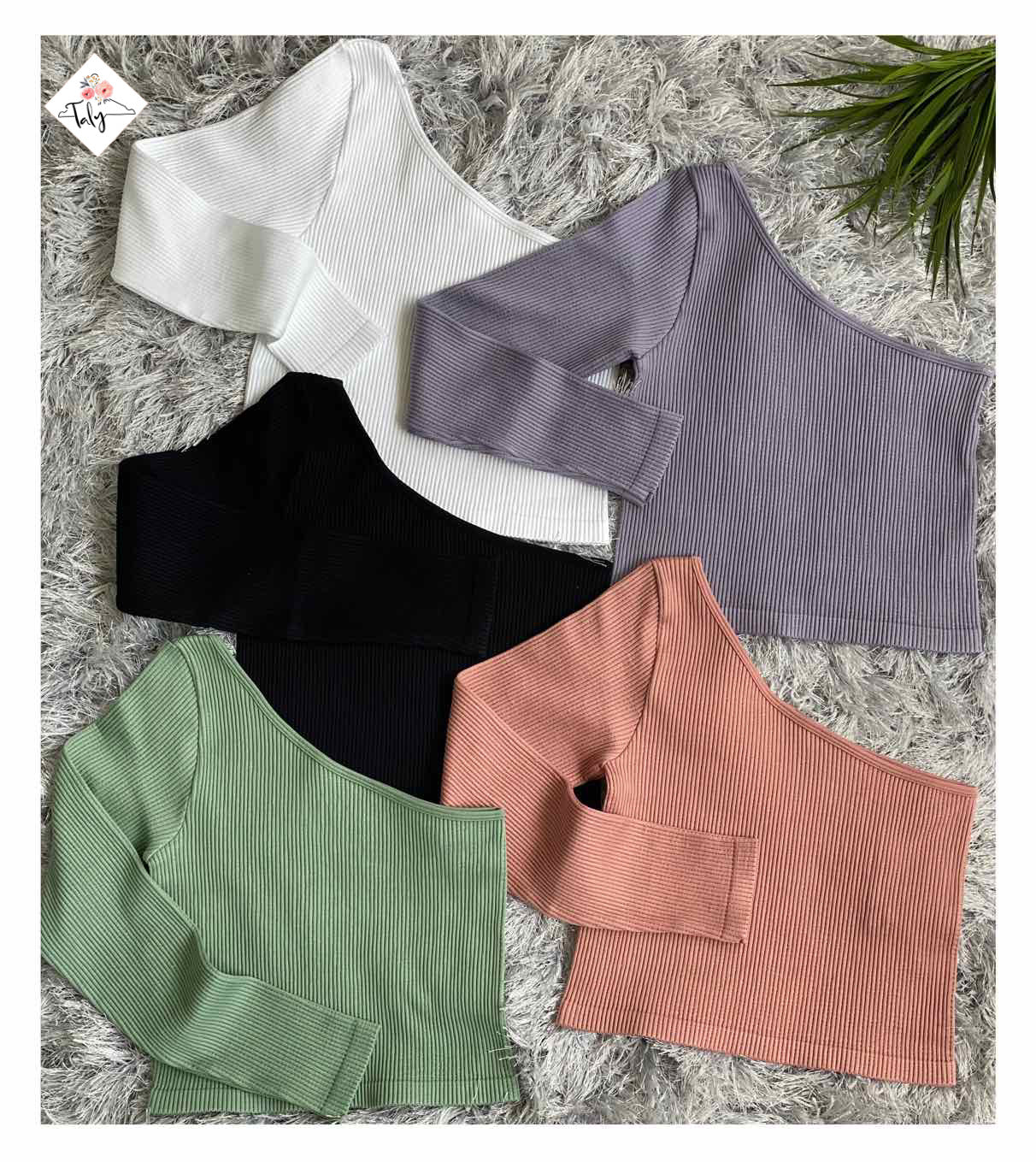 Top One Shoulder Long Sleeve