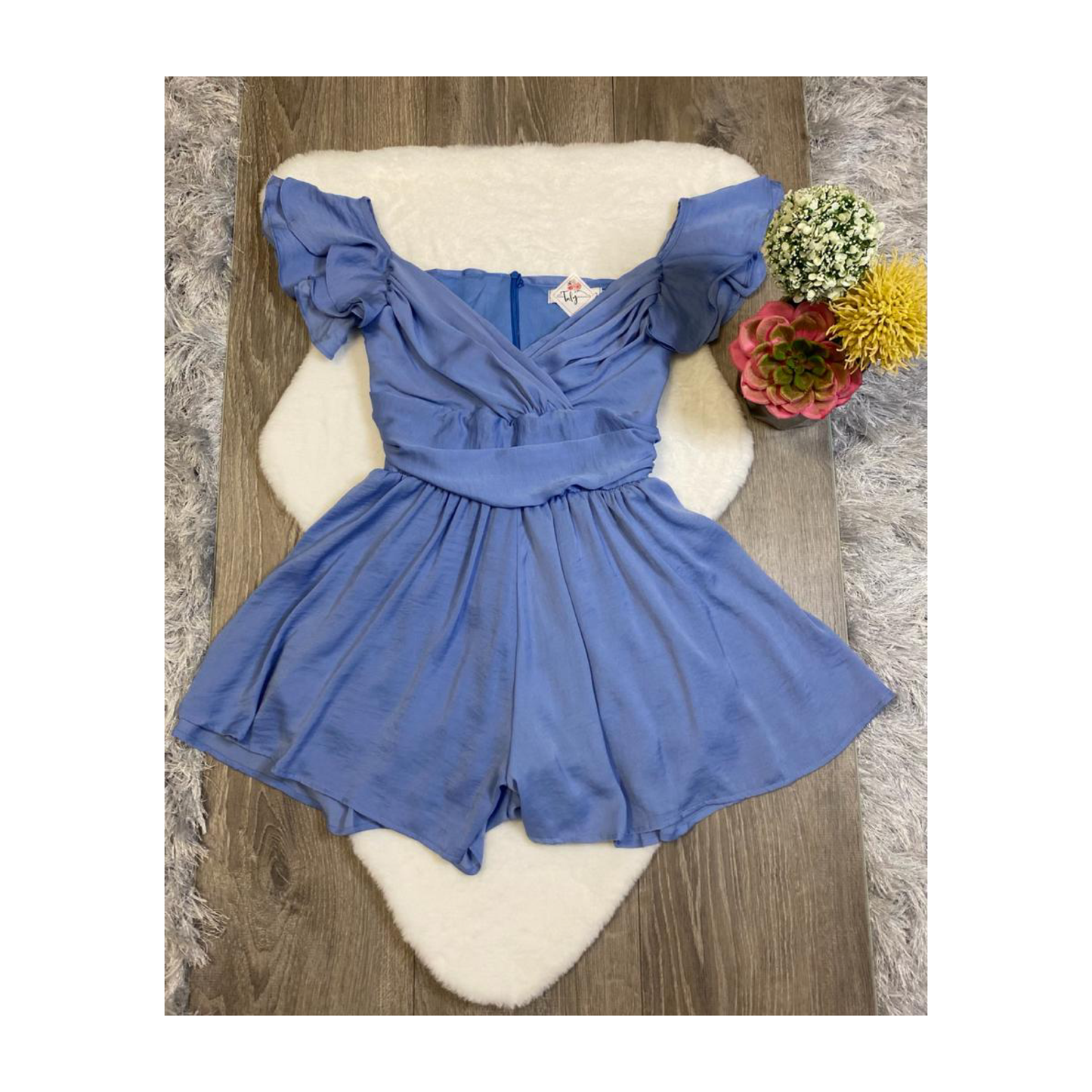 Romper Classic with bow in the back