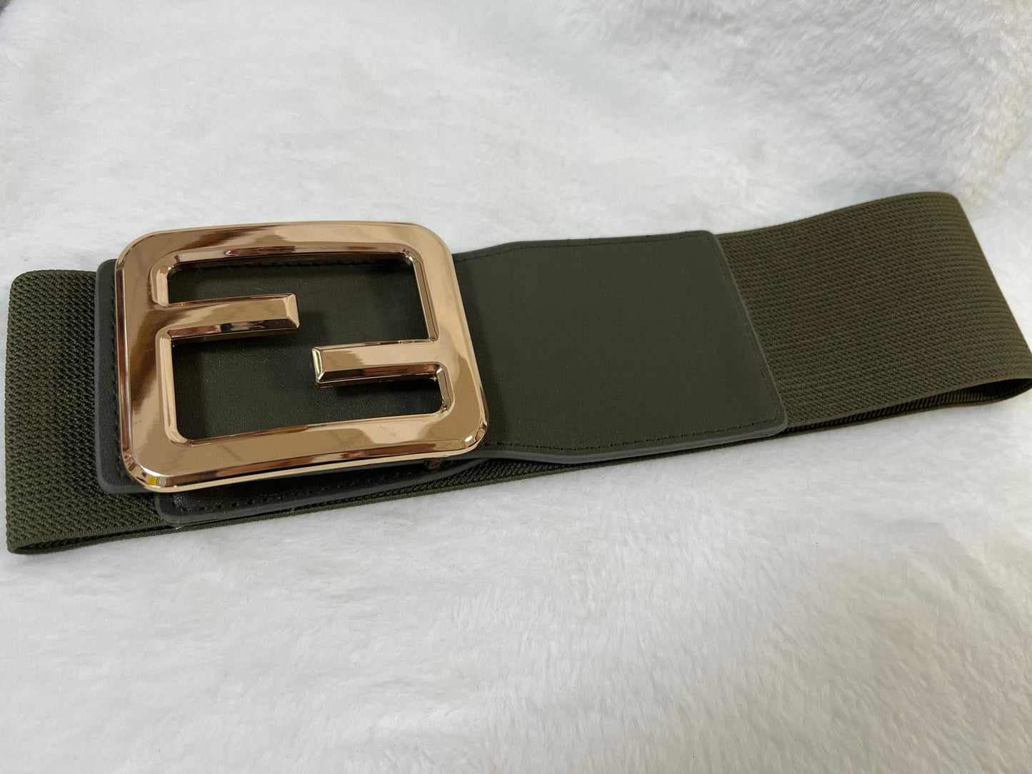Metal Buckle Elastic Belt