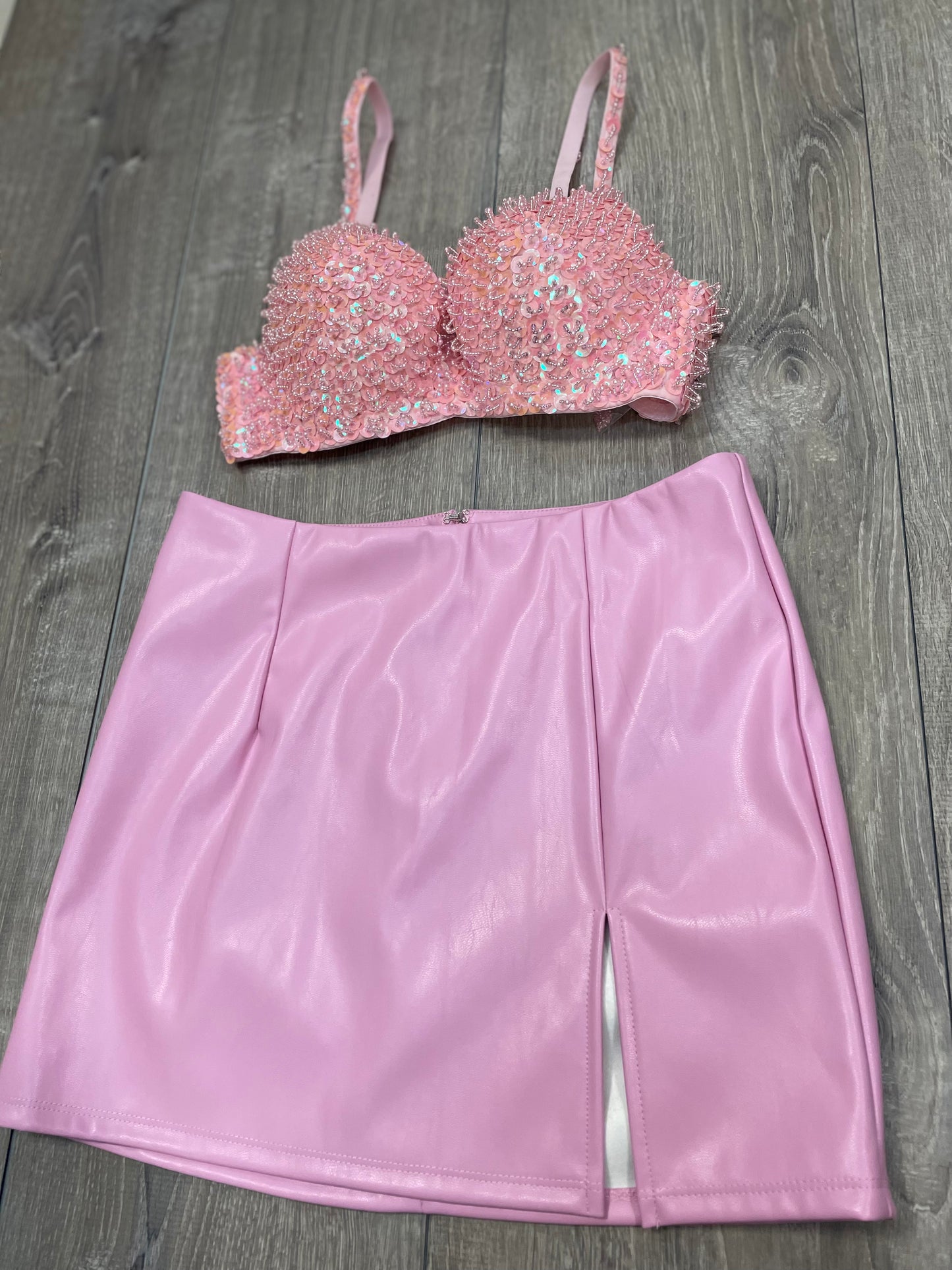 Mini Skirt with Slit