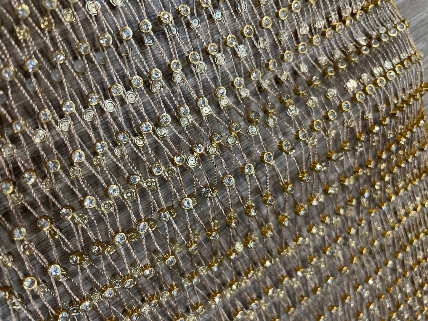 See Through Rhinestone Top