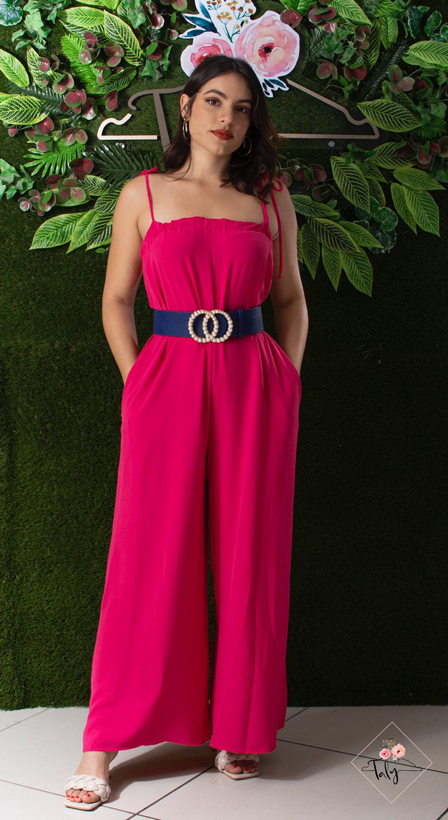 Wide Leg Jumpsuit Spaghetti Strap