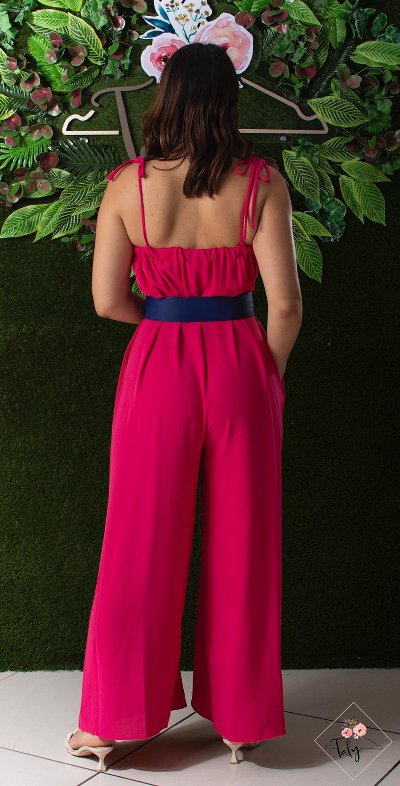 Wide Leg Jumpsuit Spaghetti Strap