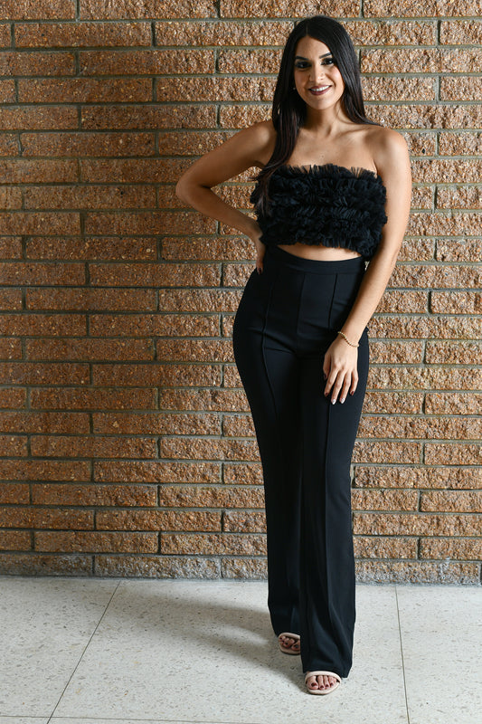 Tulle Top Jumpsuit