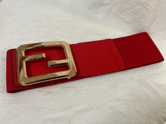 Metal Buckle Elastic Belt