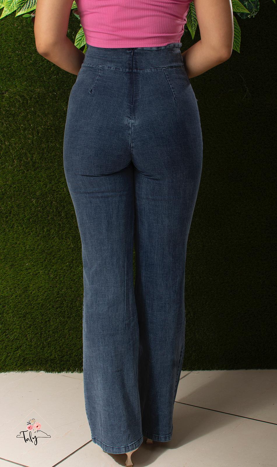 High Waist Denim Pants