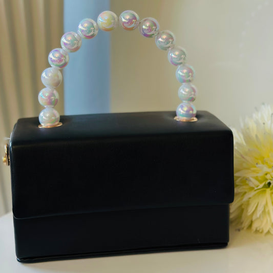 Pearl Handle Crossbody Bag