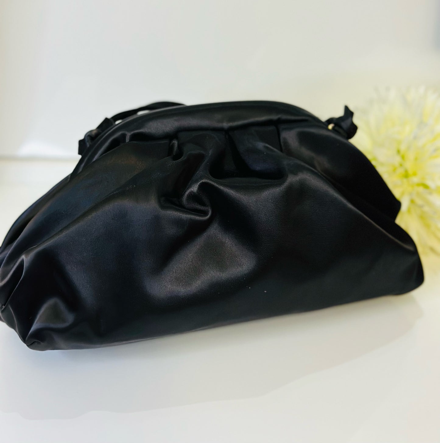 Satin Puffy Crossbody Bag